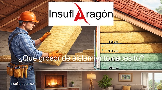 qué grosor de aislamiento necesito