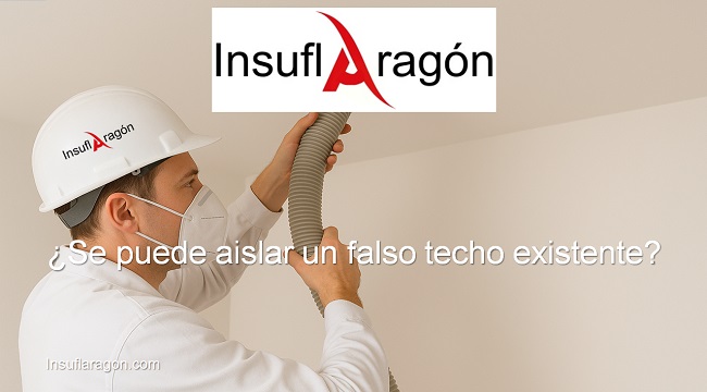 se puede aislar un falso techo existente