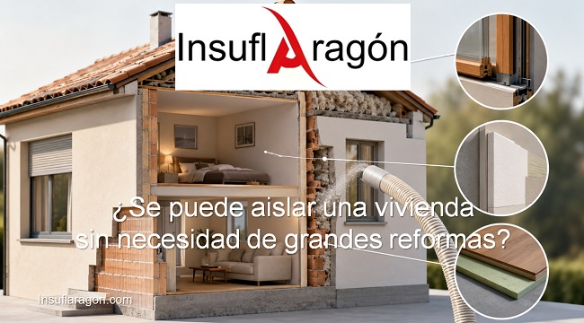 Se puede aislar una vivienda sin necesidad de grandes reformas