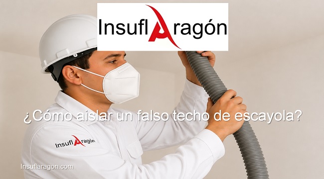 cómo aislar un falso techo de escayola